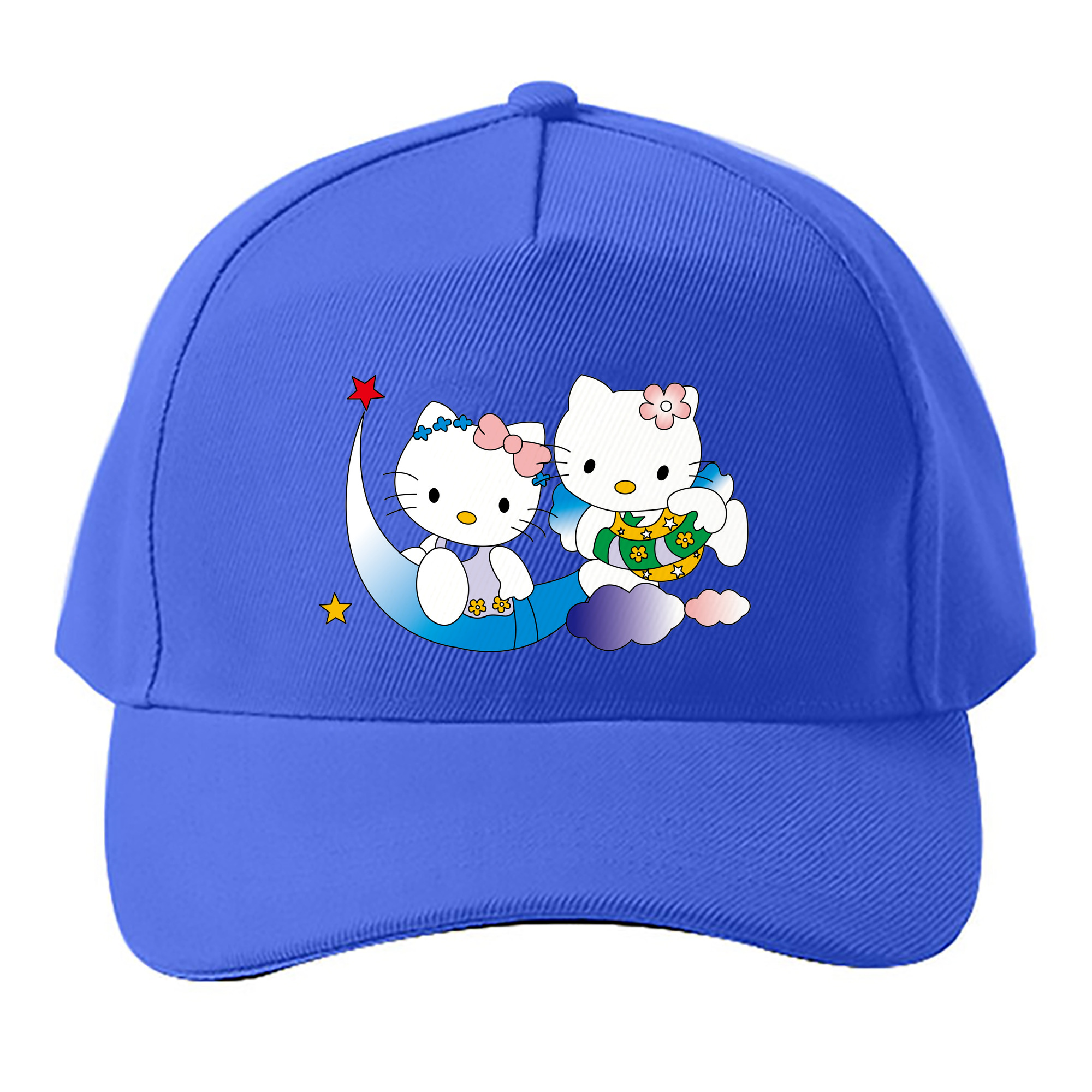 （画像用） Hello Kitty ハローキティ ベースボールキャップ 綿100％ 男女兼用 帽子 スポーツ